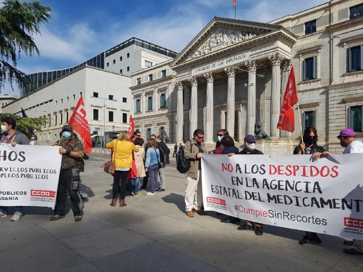 #CumpleSinRecortes. Concentracin Madrid 8 oct 2020