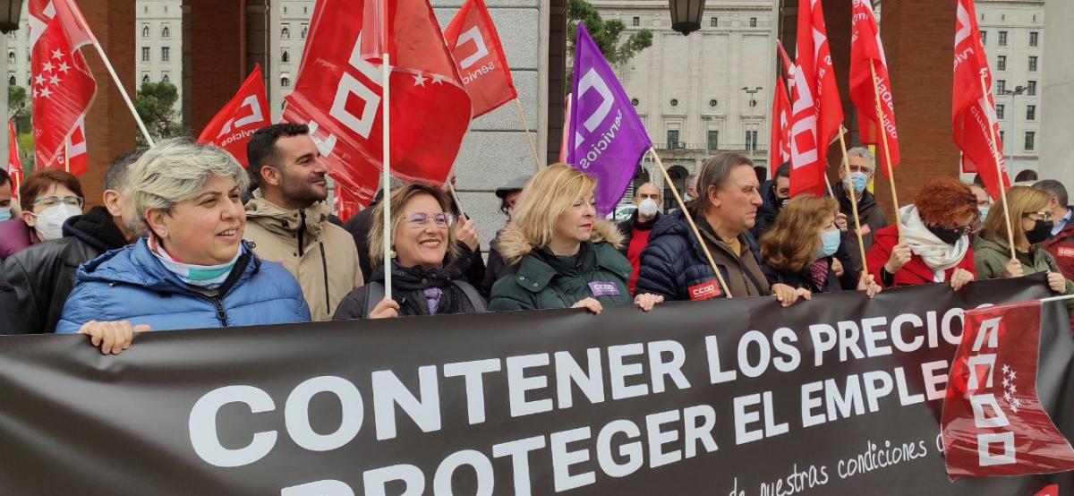 Concentracin del 23M en Nuevos Ministerios.