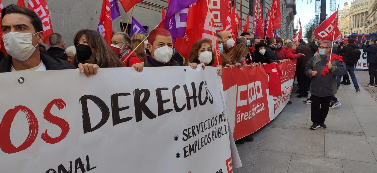 CCOO exige el cumplimiento de los acuerdos y la recuperacin de la negociacin en el rea pblica.