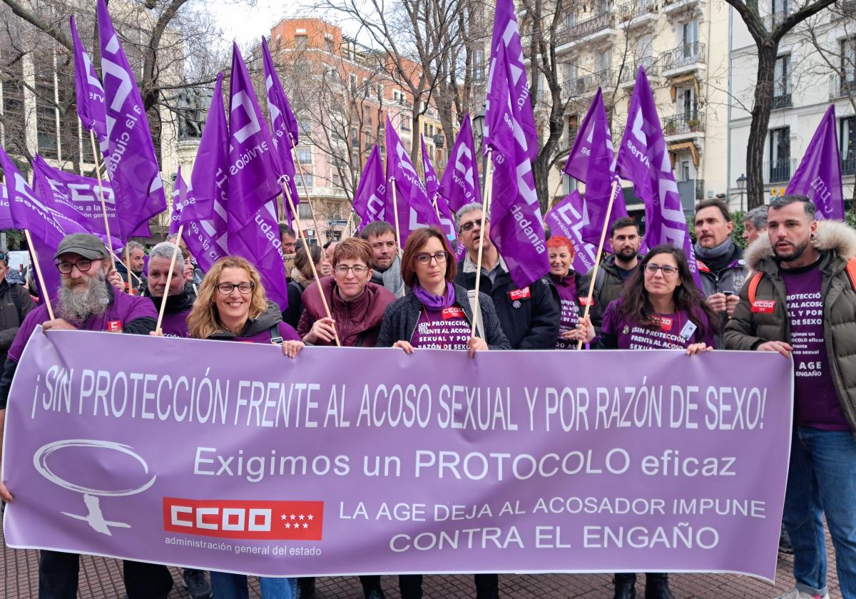 Concentracin 8M ante la Direccin General de Funcin Pblica