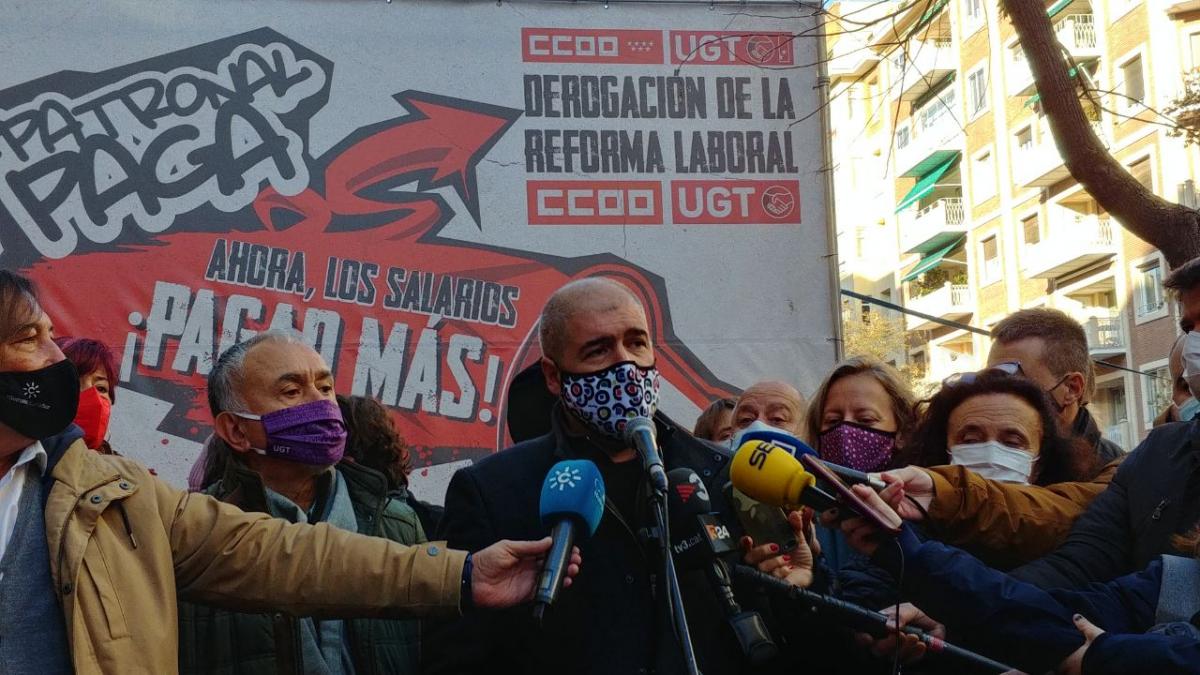 AHORA, LOS SALARIOS. (foto: @CCOO)
