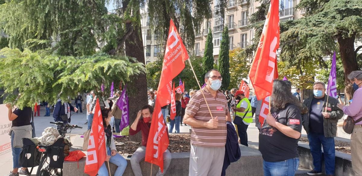 #CumpleSinRecortes. Concentracin Madrid 8 oct 2020