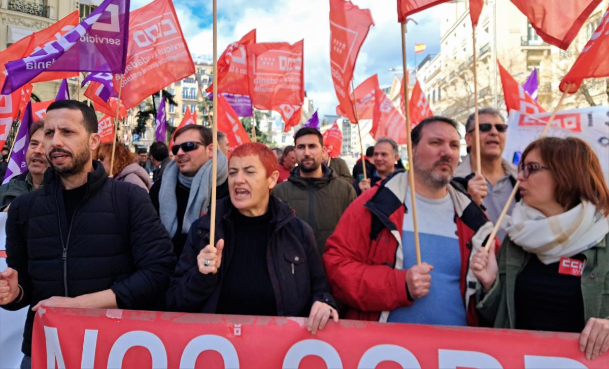 Concentracin SAE FSC-CCOO frente al Congreso