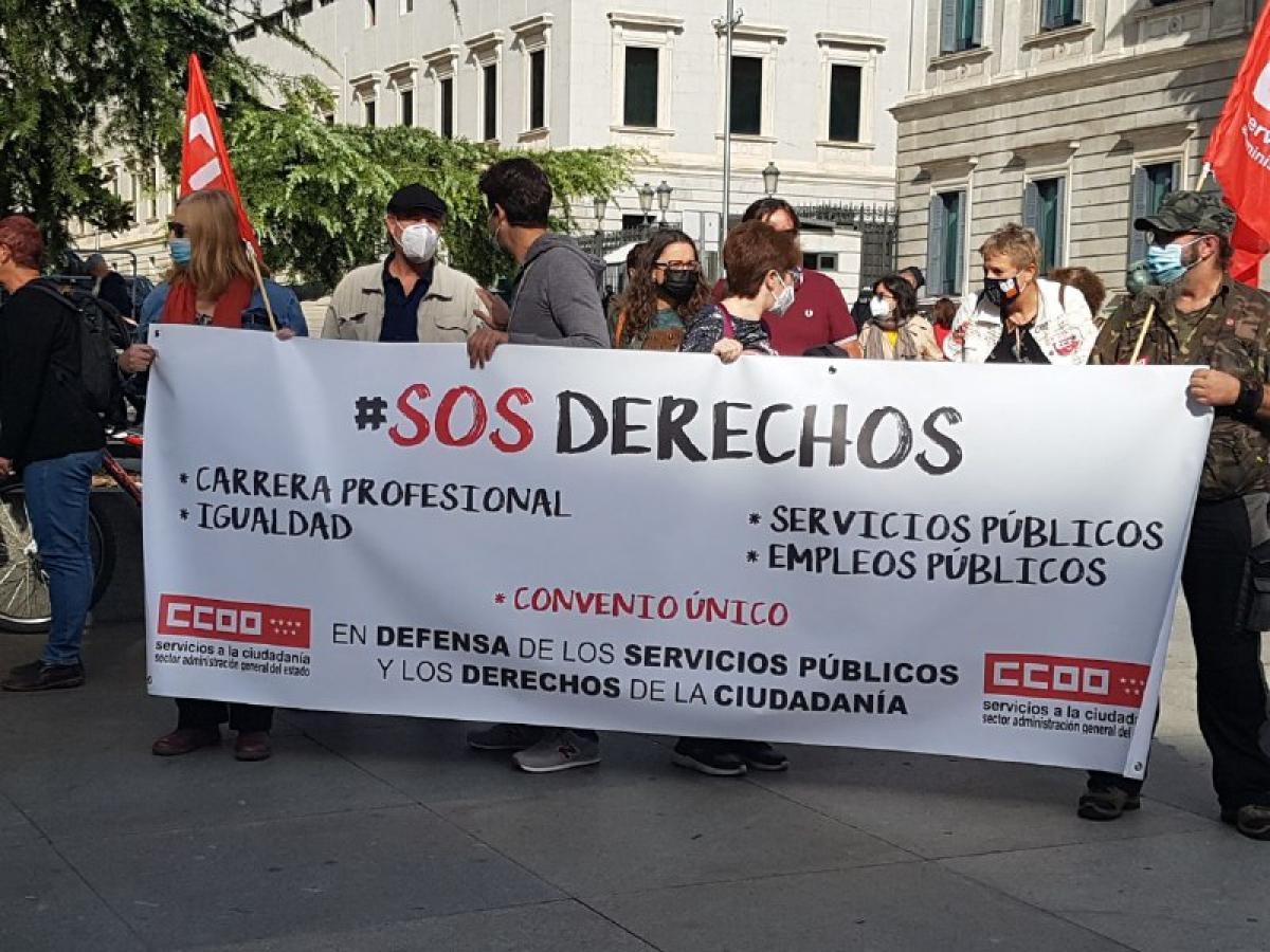 #CumpleSinRecortes. Concentracin Madrid 8 oct 2020