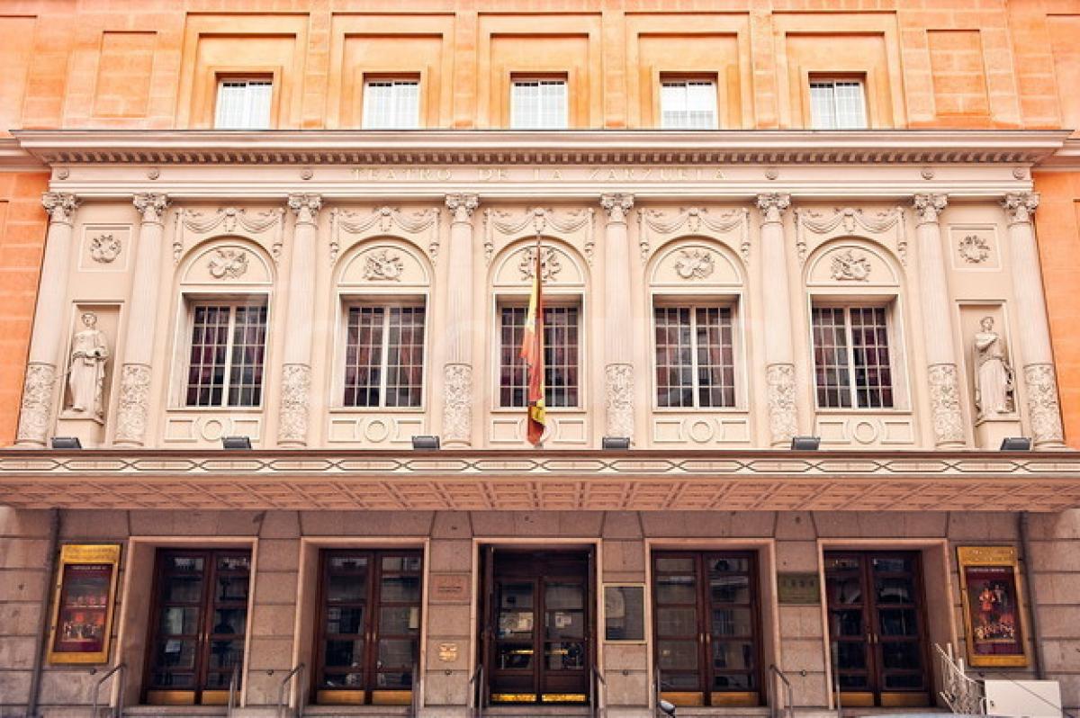 Fachada teatro de la Zarzuela