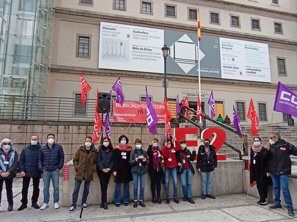 Concentracin 29N en el Museo Reina Sofa
