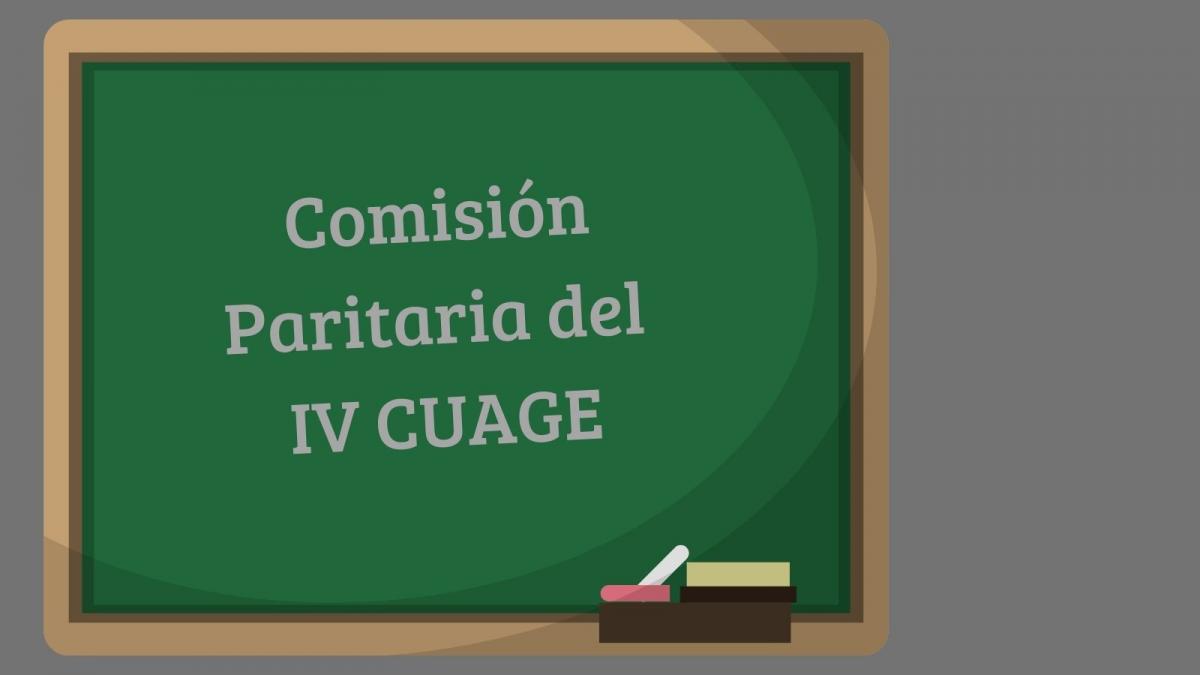 Comisin Paritaria del IV CUAGE.