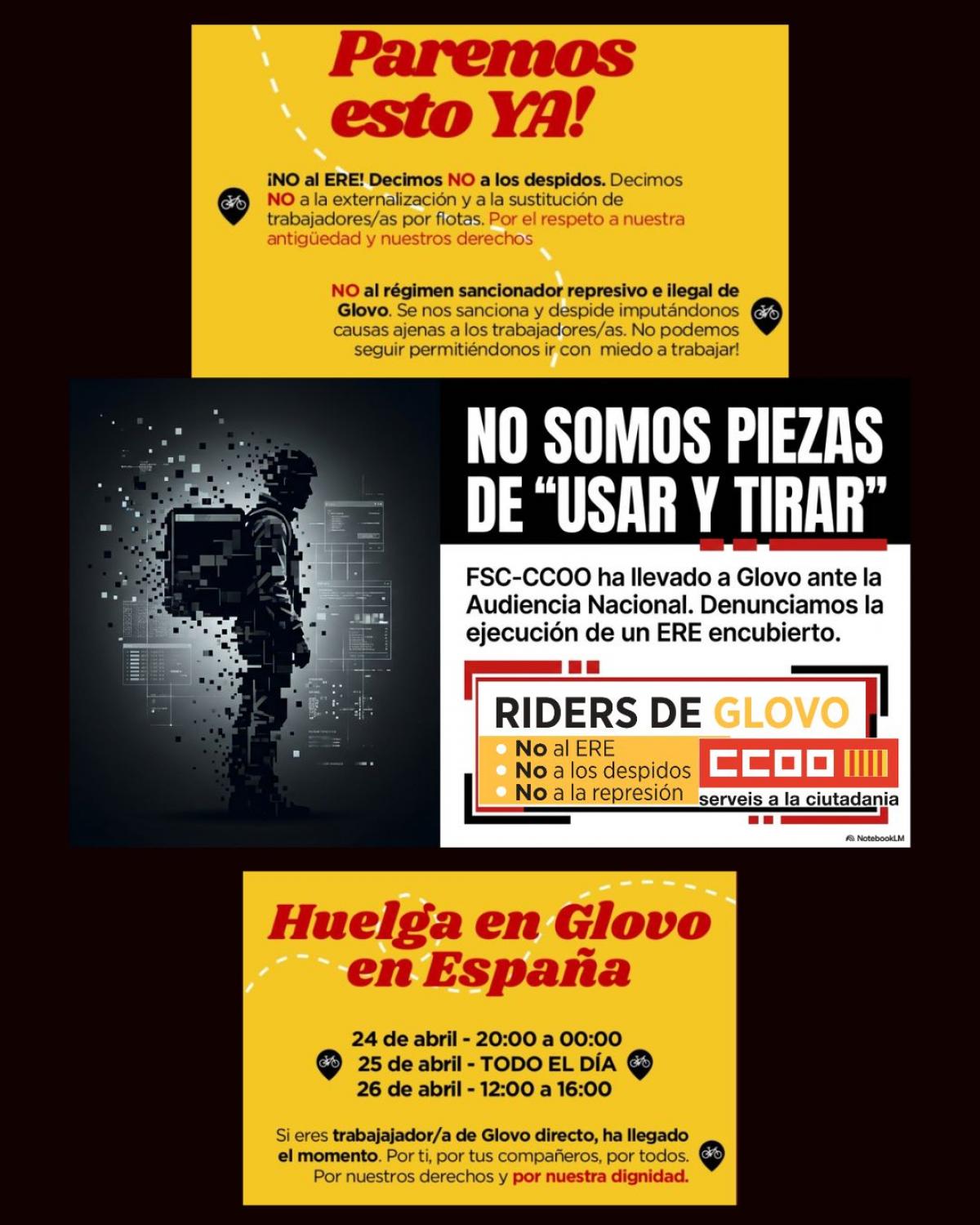 Huelga en GLOVO