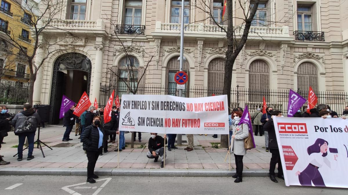 Concentracin de CCOO en Funcin Pblica