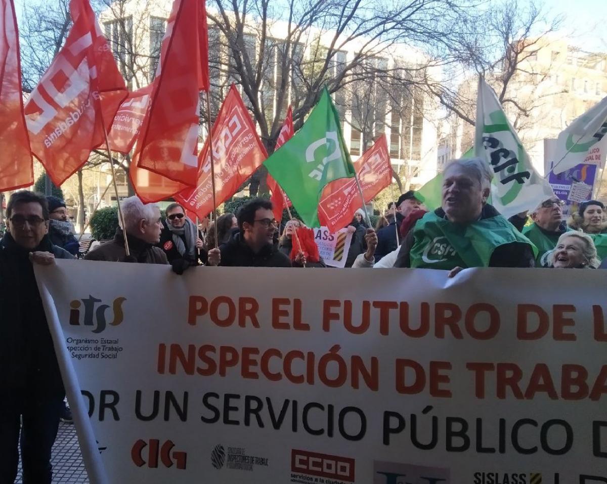 Segundo da de huelga en la Inspeccin de Trabajo y Seguridad Social