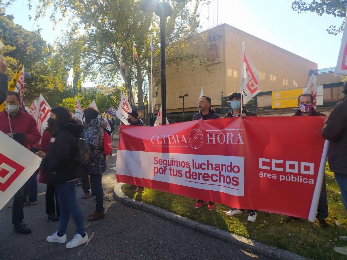 CCOO exige el cumplimiento de los acuerdos y la recuperacin de la negociacin en el rea pblica.