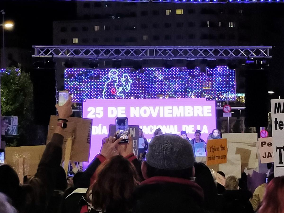 Manifestacin del #25N