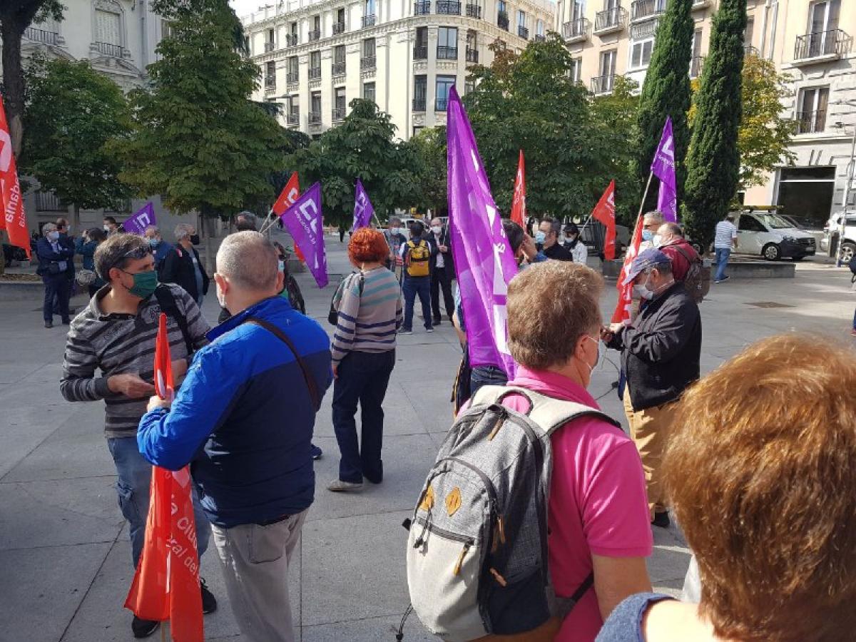 #CumpleSinRecortes. Concentracin Madrid 8 oct 2020