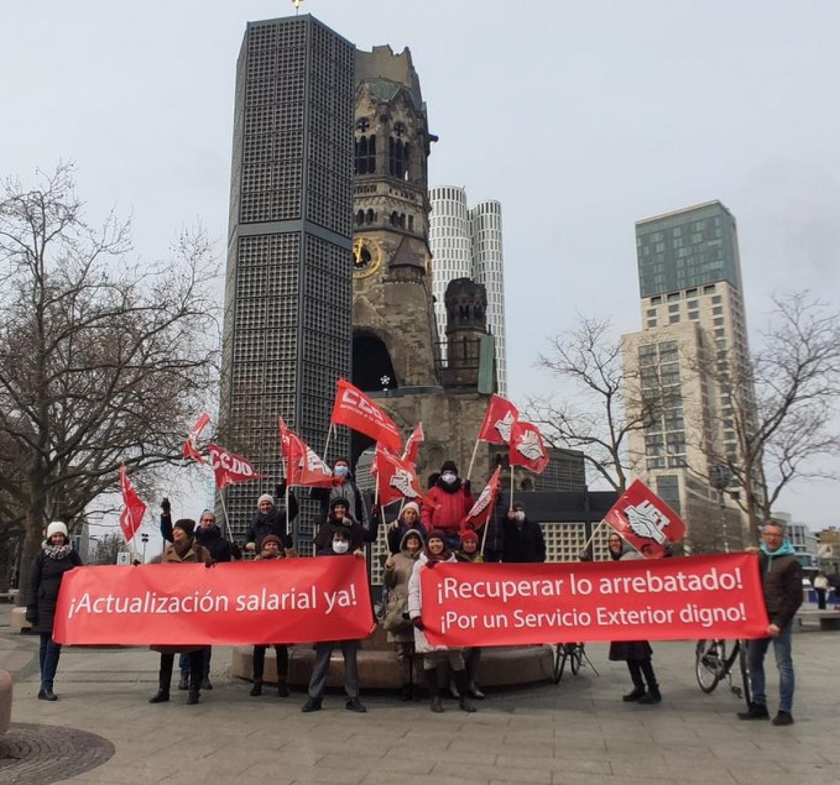 Imgenes de la concentracin del viernes 1 de abril.