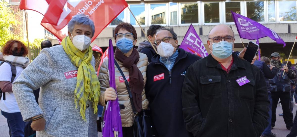 Concentracin SOS Cultura ante la Direccin General de Funcin Pblica.