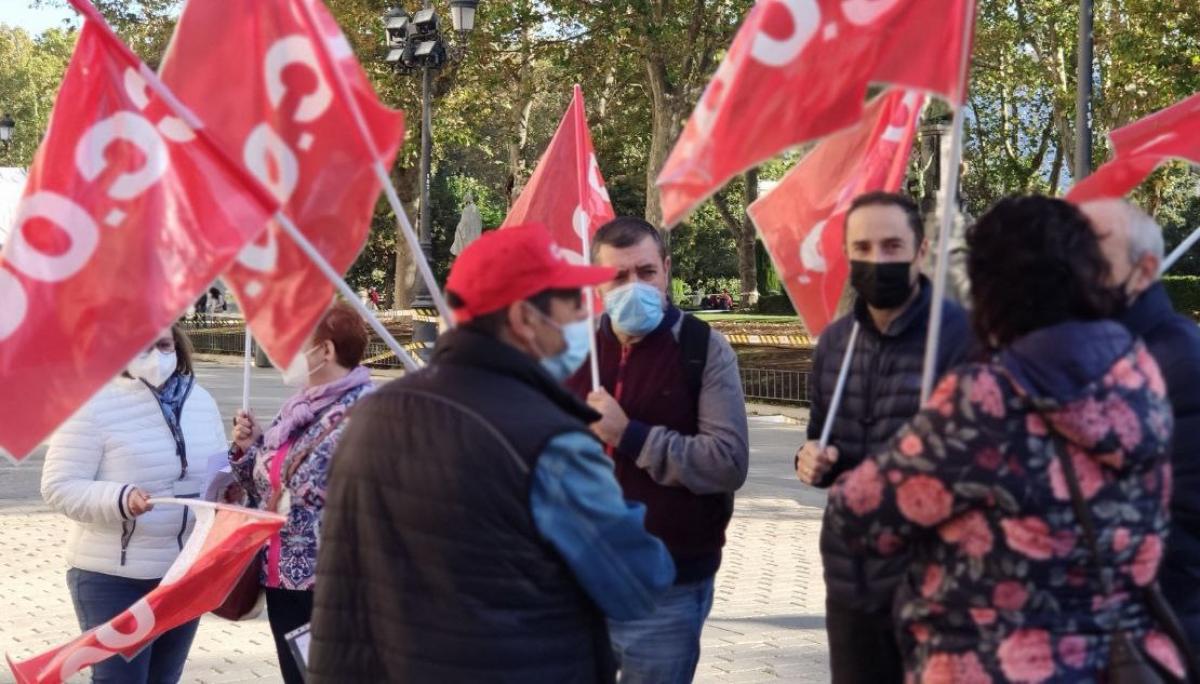 Concentracin del da 27 de ocubre de 2021 en Patrimonio Nacional.