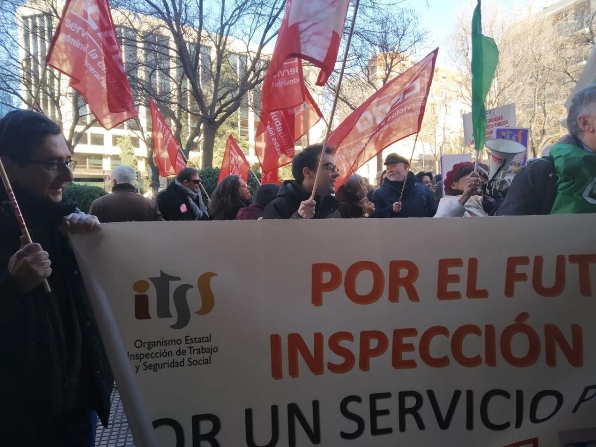 Segundo da de huelga en la Inspeccin de Trabajo y Seguridad Social