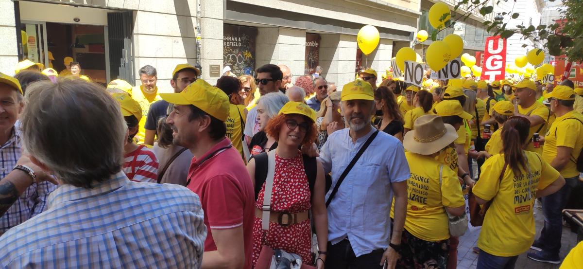 Gran marcha en Madrid #1JUN en defensa del Servicio Pblico de Correos.