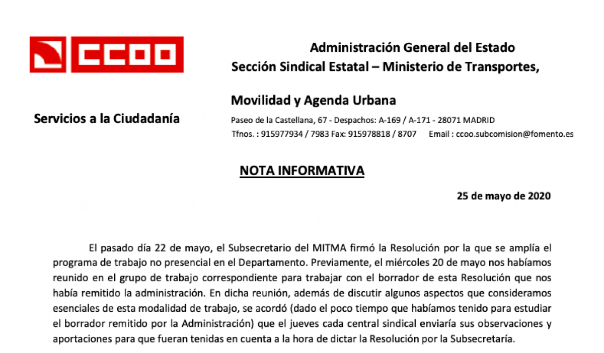 Nota informativa