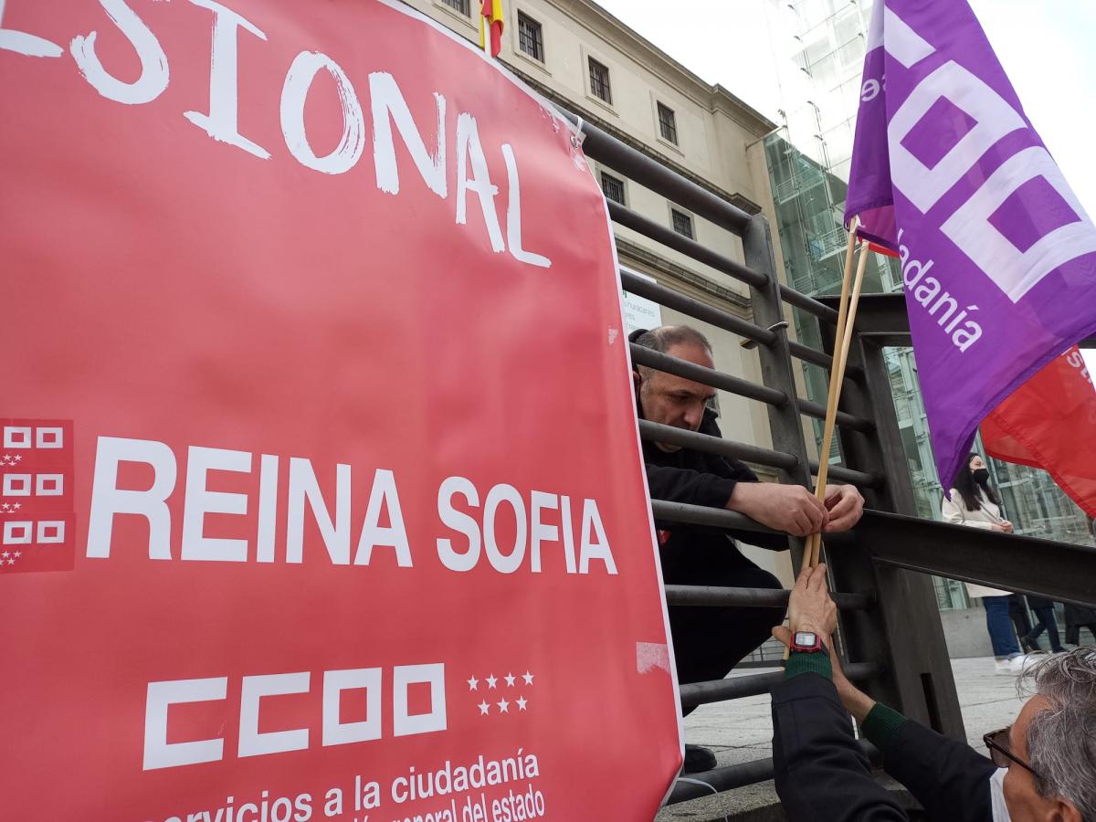 Concentracin 29N en el Museo Reina Sofa