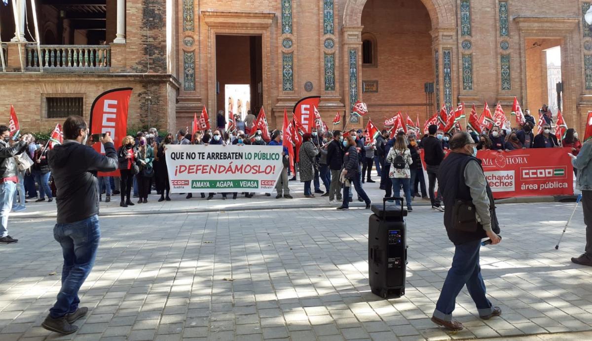 CCOO exige el cumplimiento de los acuerdos y la recuperacin de la negociacin en el rea pblica (Sevilla).