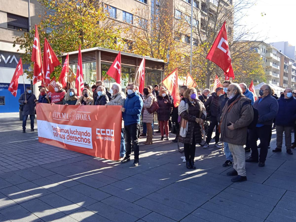 CCOO exige el cumplimiento de los acuerdos y la recuperacin de la negociacin en el rea pblica (Navarra).