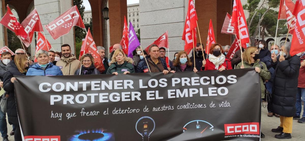 Concentracin del 23M en Nuevos Ministerios.