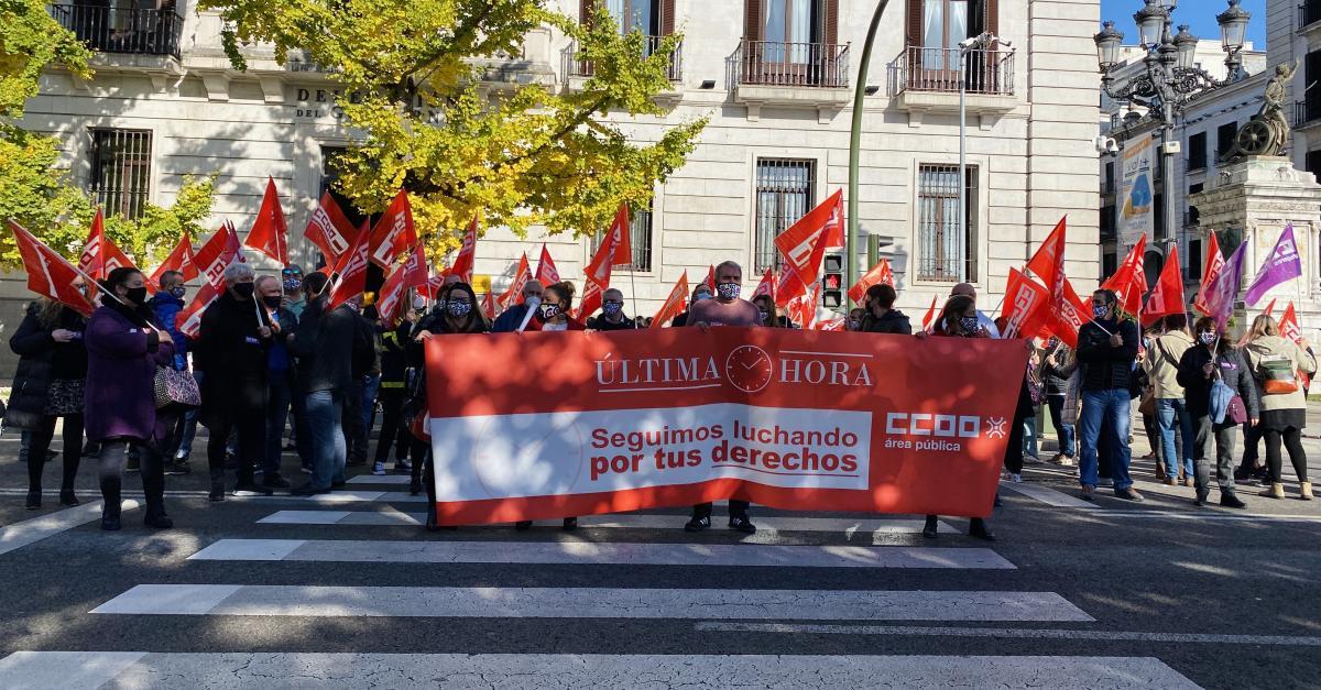 CCOO exige el cumplimiento de los acuerdos y la recuperacin de la negociacin en el rea pblica (Cantabria).