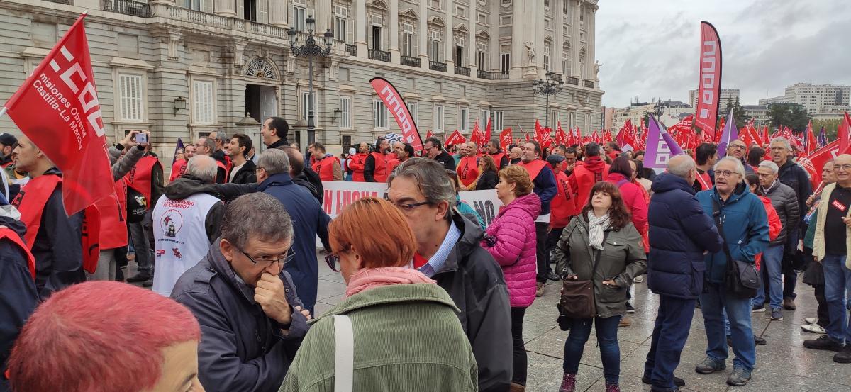 Marcha 3N, columna de Plaza de Espaa.