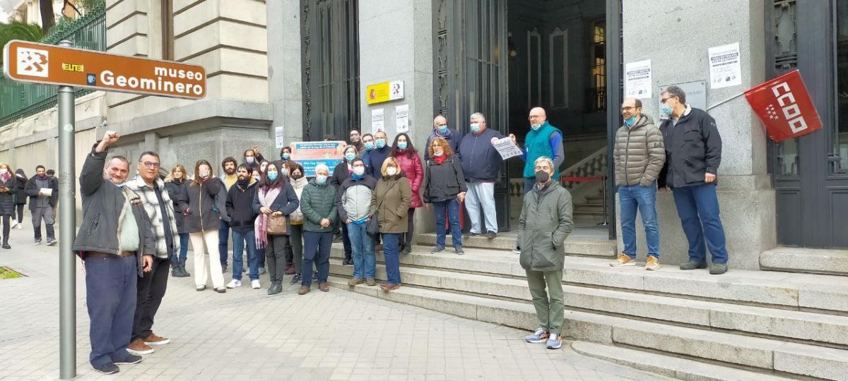 Concentraciones en el CSIC del mircoles, 6 de abril de 2022.