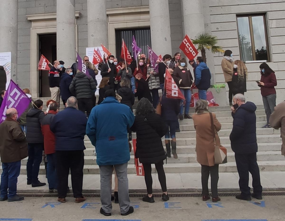 Concentraciones en el CSIC del mircoles, 6 de abril de 2022.