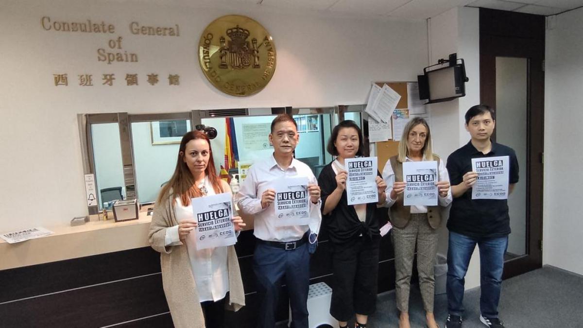 Personal laboral del Consulado General de Espaa en Hong Kong.