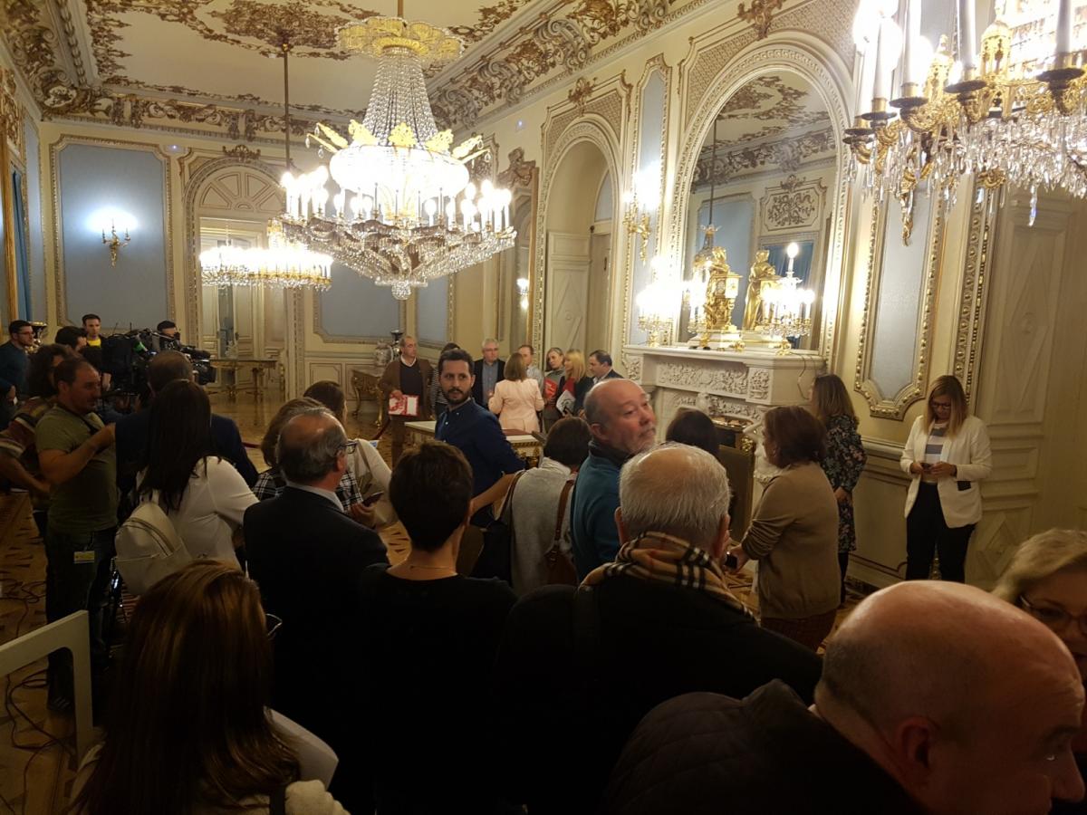 Sala de Banderas en la sede del Ministerio de Poltica Territorial y Funcin Pblica