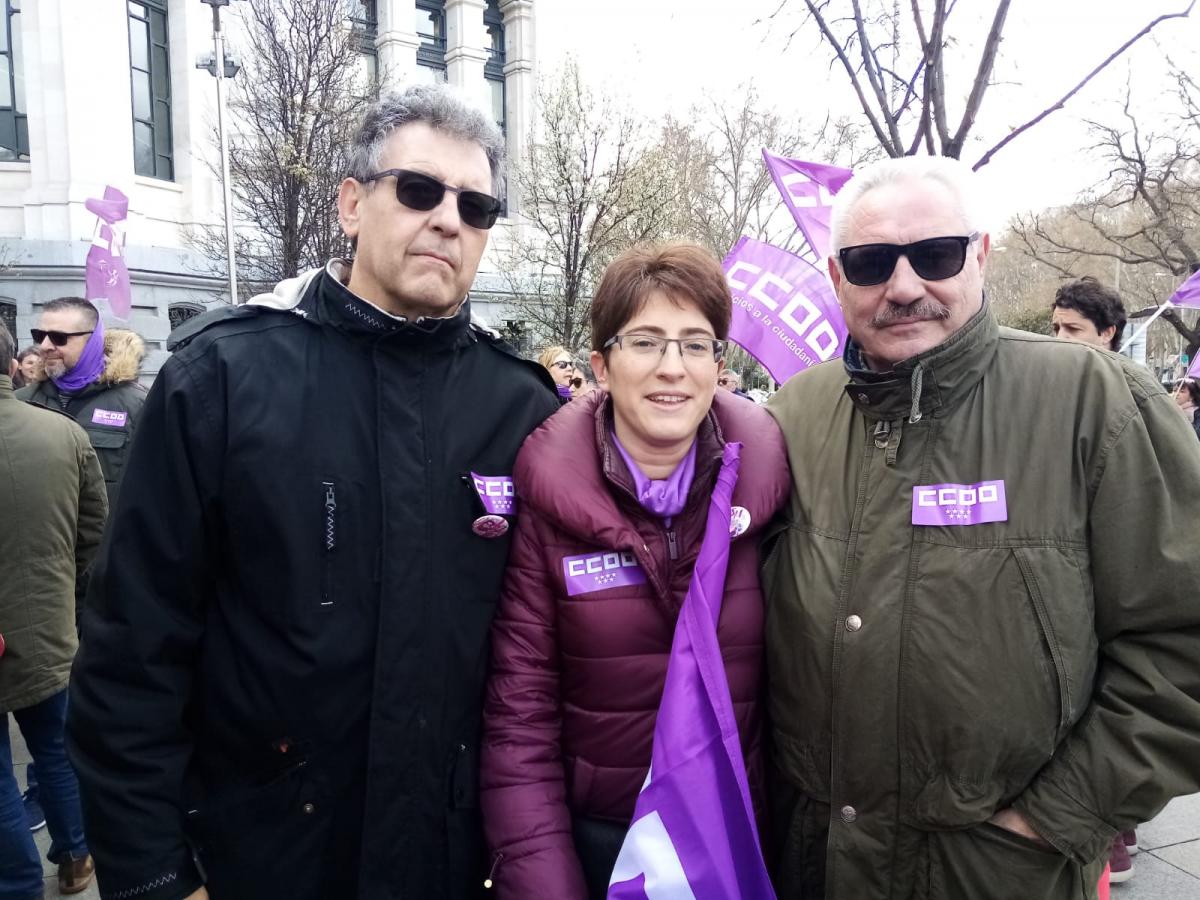 Concentracin 6M2020 en Cibeles #FeminismoSindical