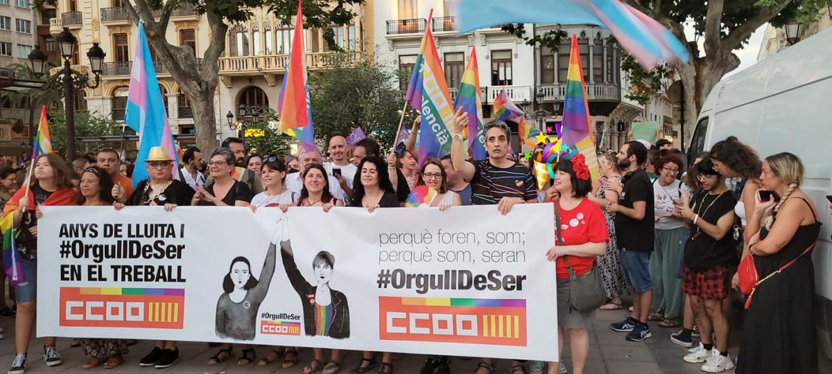 Manifestació realitzada en València