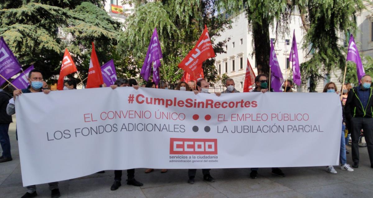 #CumpleSinRecortes. Concentracin Madrid 8 oct 2020