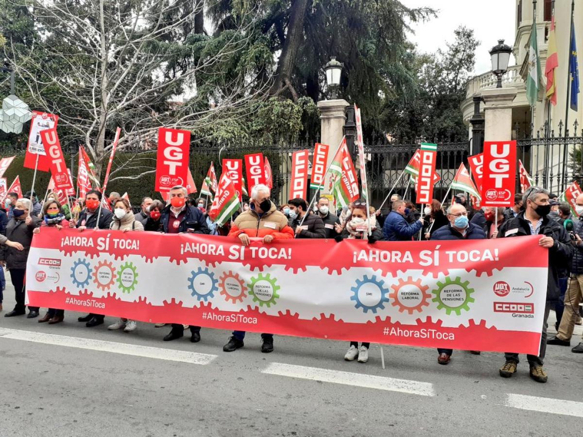 Protesta #AhoraSToca 11F en Granada