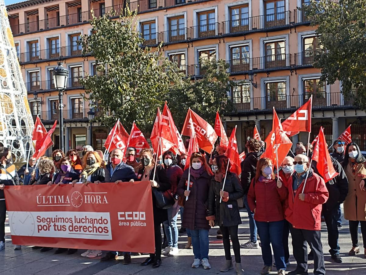 CCOO exige el cumplimiento de los acuerdos y la recuperacin de la negociacin en el rea pblica.