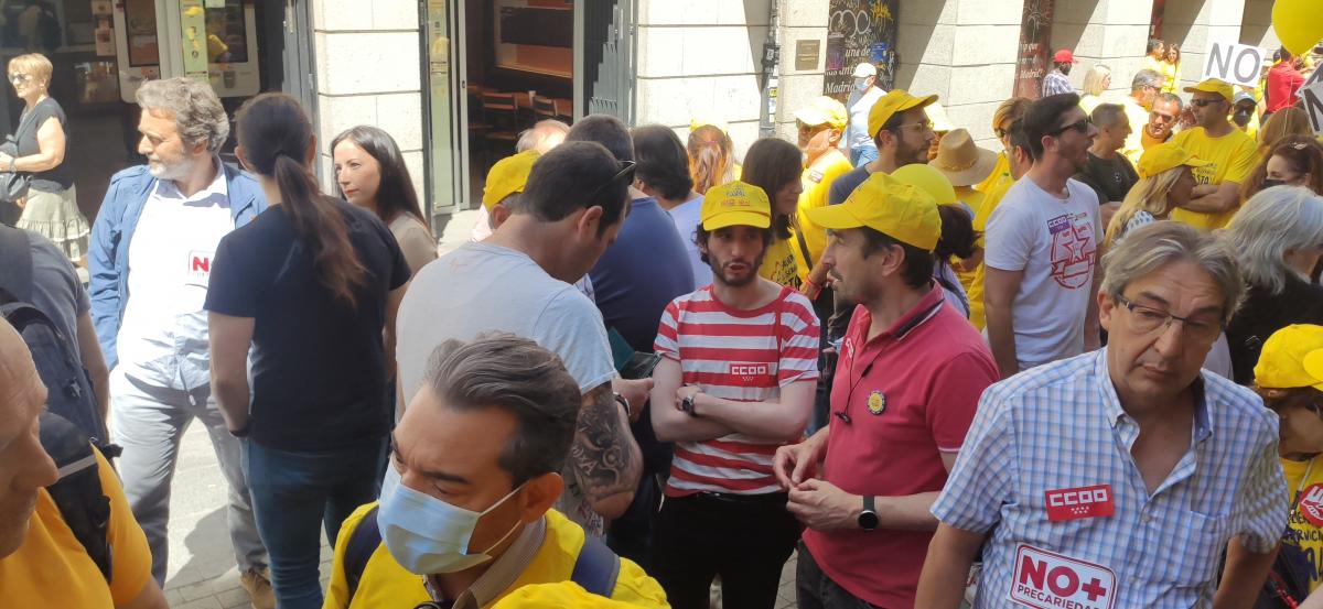 Gran marcha en Madrid #1JUN en defensa del Servicio Pblico de Correos.