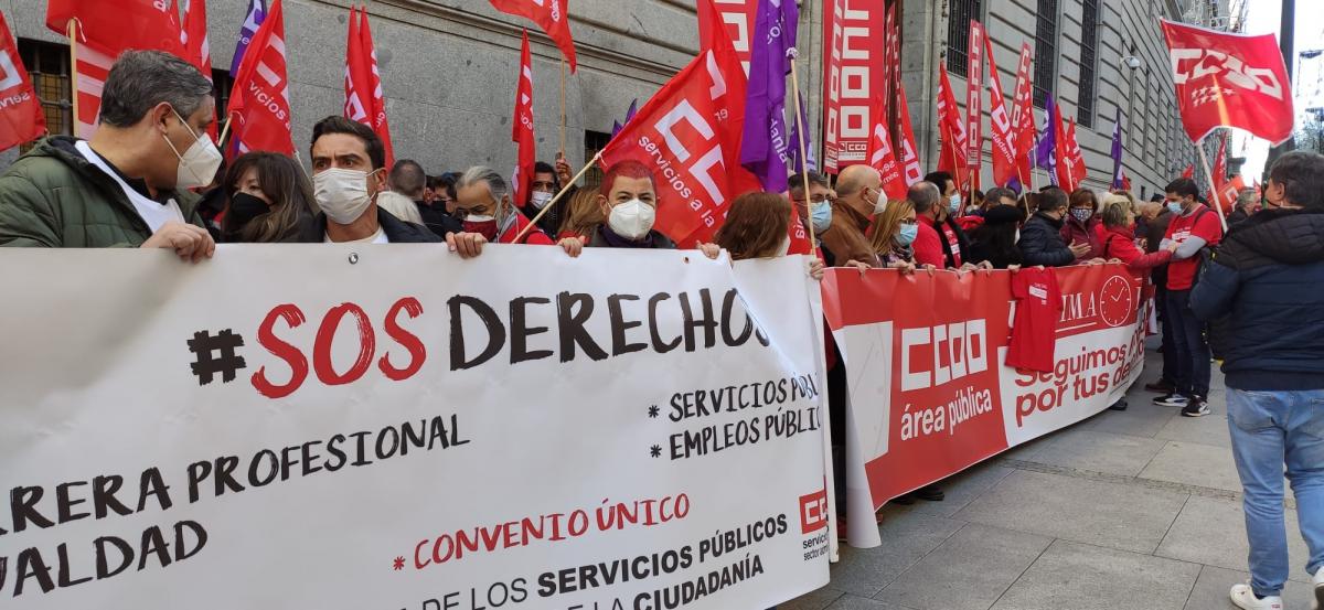 CCOO exige el cumplimiento de los acuerdos y la recuperacin de la negociacin en el rea pblica.