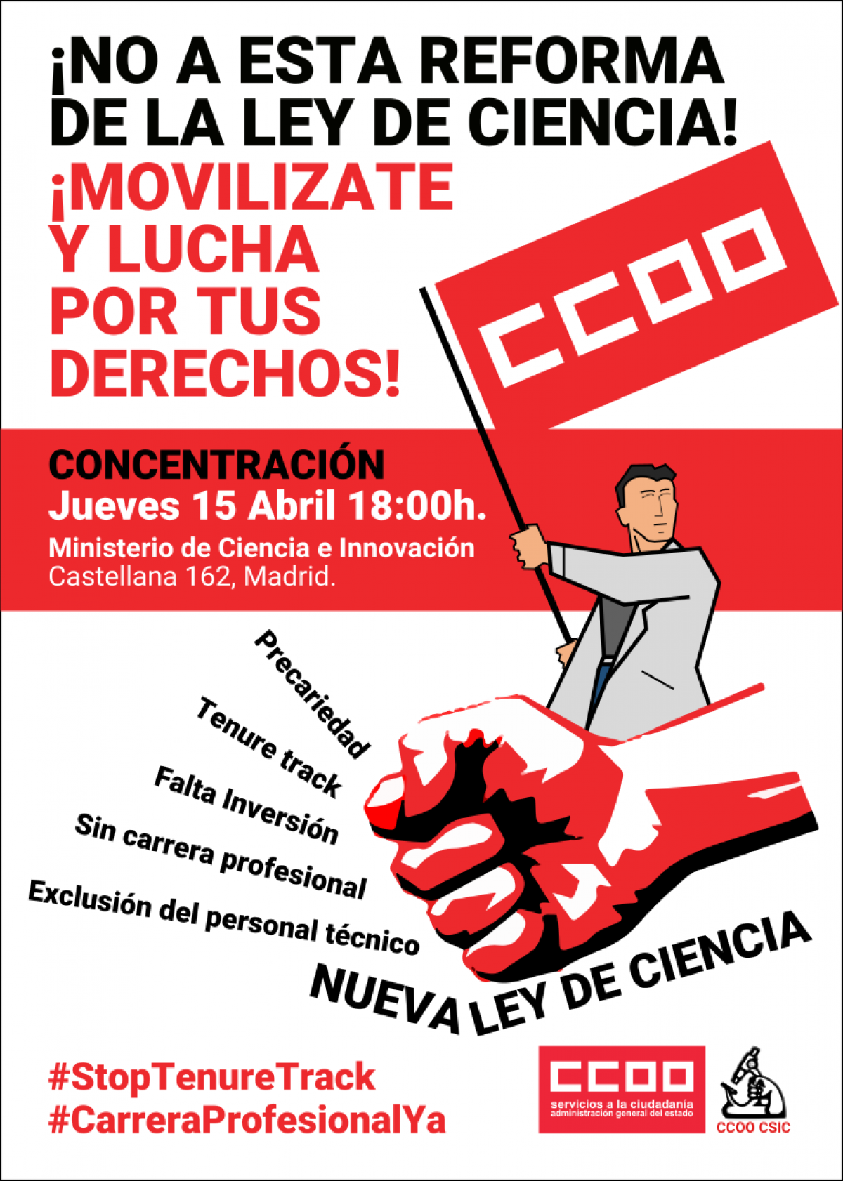 No a esta reforma de la Ley de Ciencia