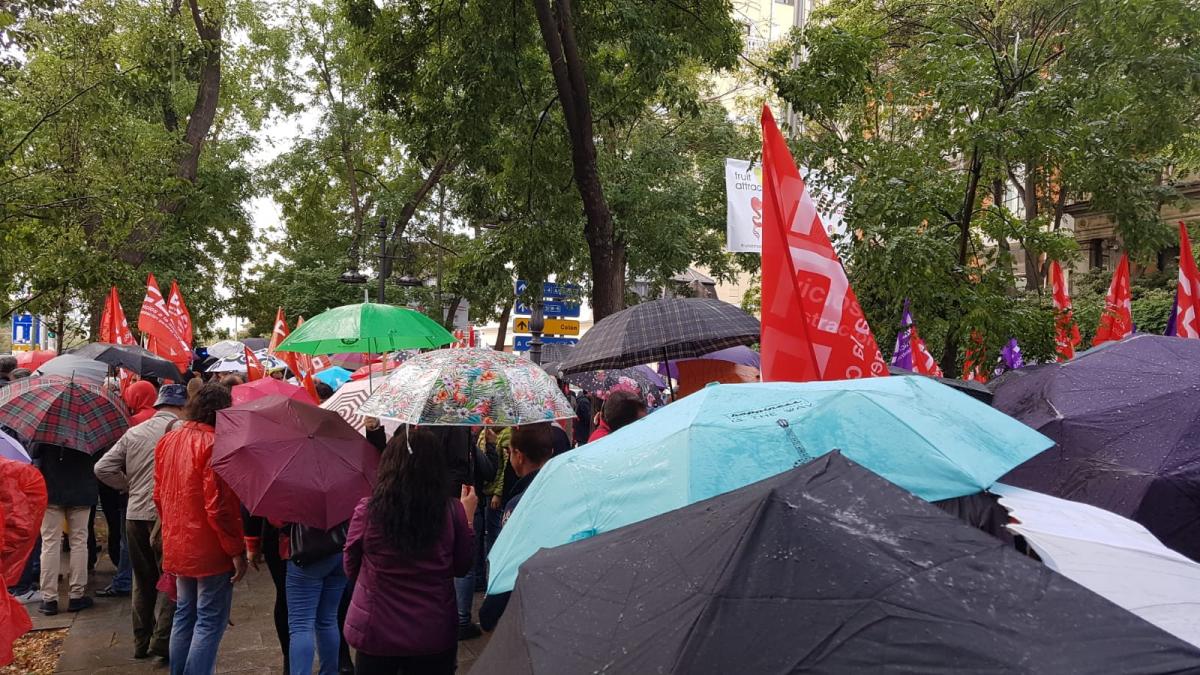 Concentracin 17O de CCOO frente al Ministerio de Poltica Territorial y Funcin Pblica