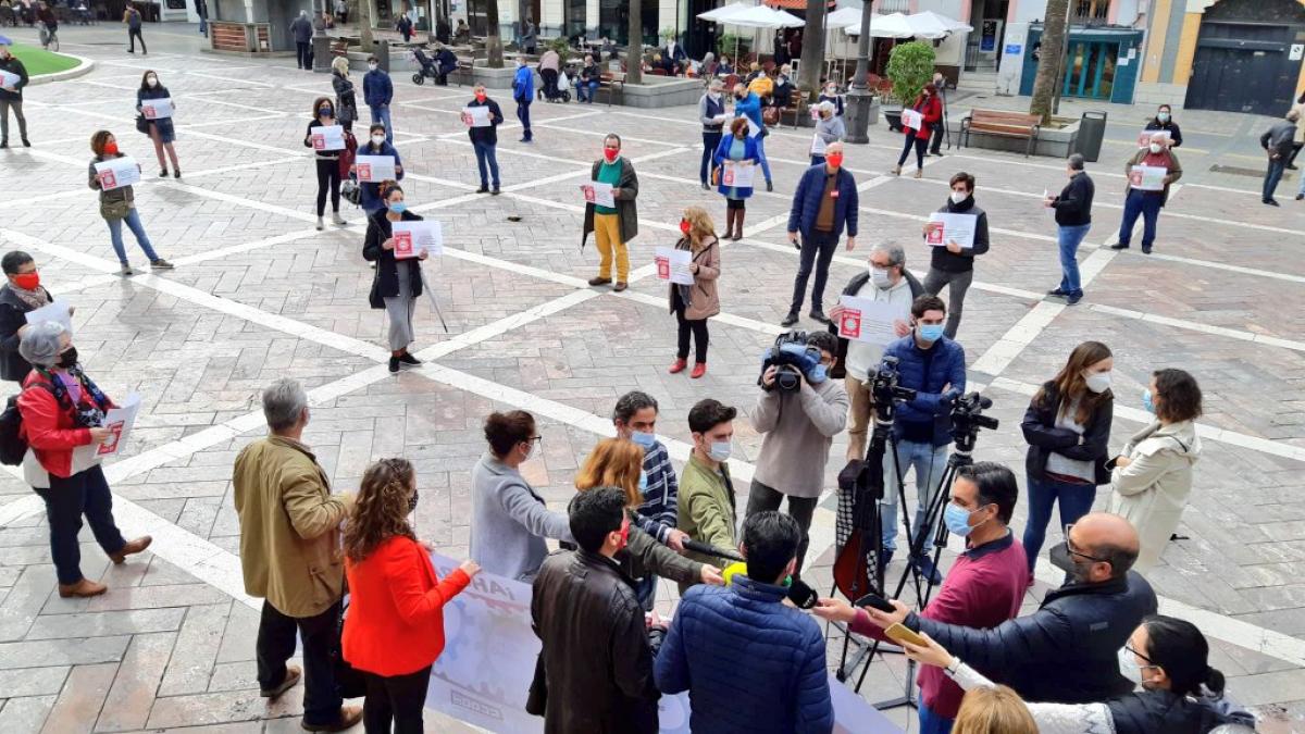 Protesta #AhoraSToca 11F en Huelva