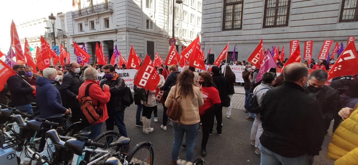 CCOO exige el cumplimiento de los acuerdos y la recuperacin de la negociacin en el rea pblica.