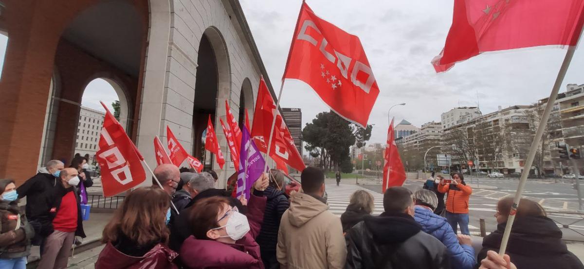 Concentracin del 23M en Nuevos Ministerios.