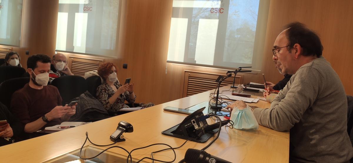 El plenario de SAE FSC-CCOO del da 6 de de abril de 2022.
