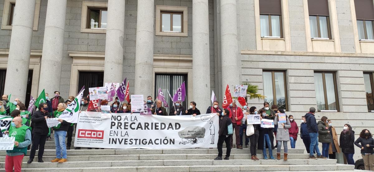 Segunda jornada de reivindicacin por el desarrollo de la carrera profesional del personal tcnico y de gestin de I+D+i y su inclusin en la ley de la Ciencia.