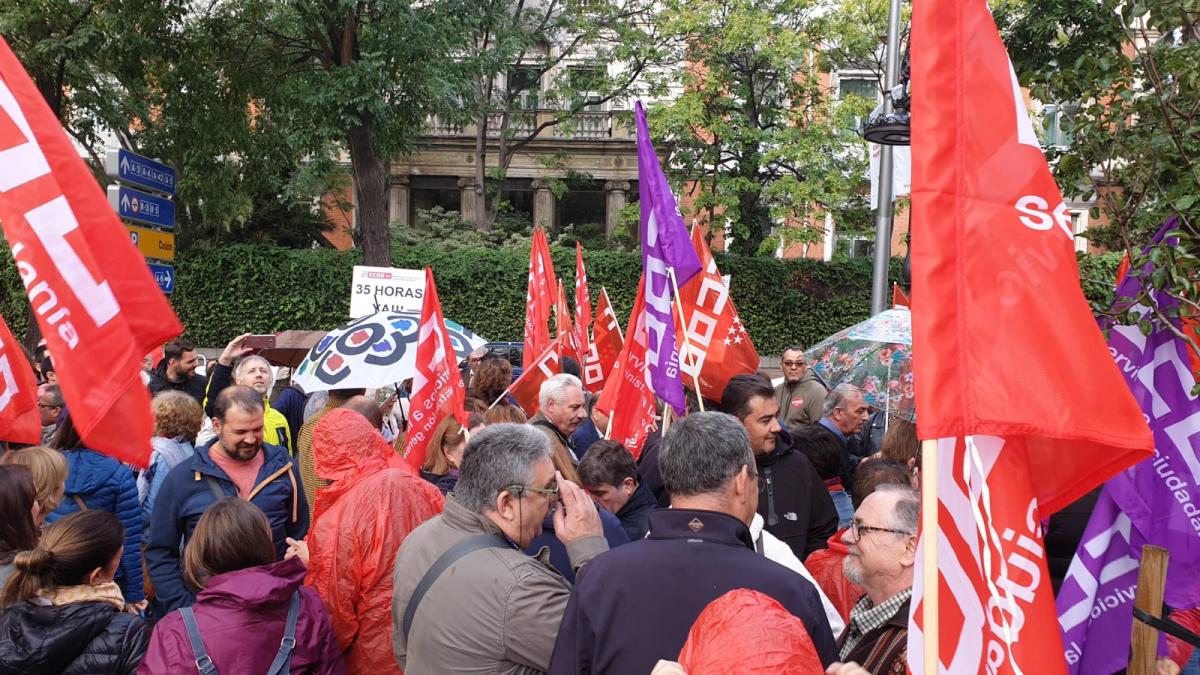 Concentracin de CCOO 17O frente al Ministerio de Poltica Territorial y Funcin Pblica