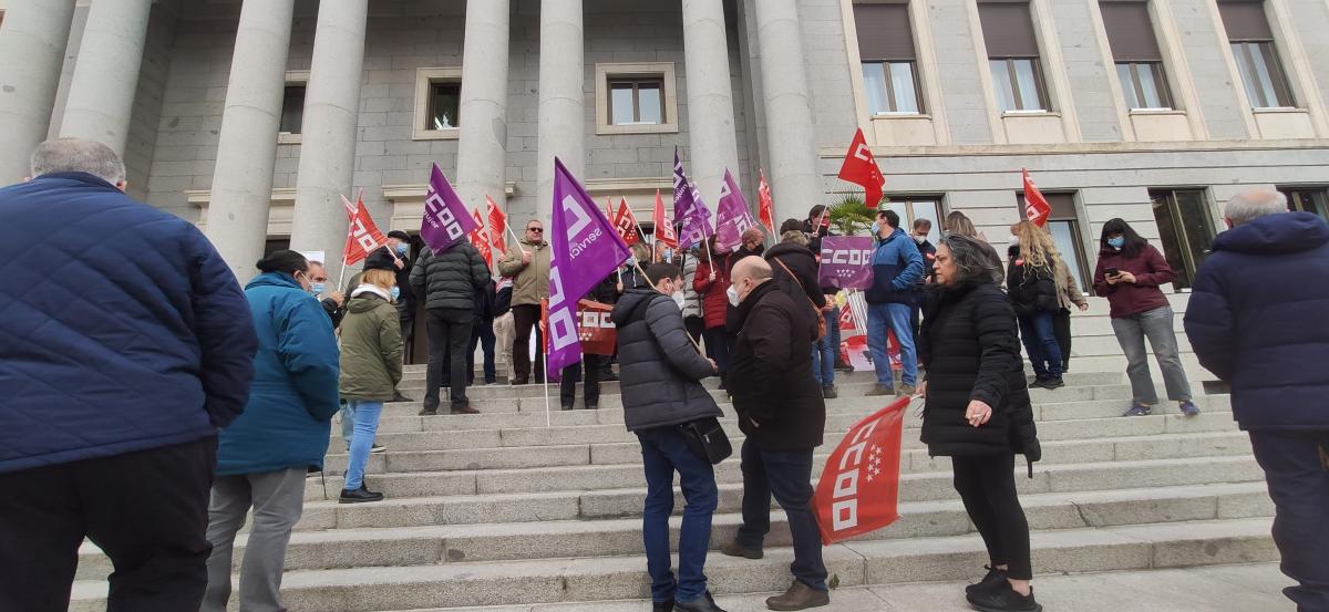 Concentraciones en el CSIC del mircoles, 6 de abril de 2022.