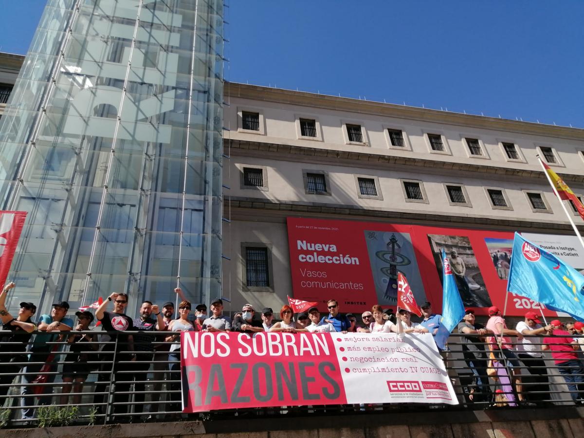 Acto en Madrid de negociadores y negociadoras laborales de CCOO y UGT #SalarioOConflicto